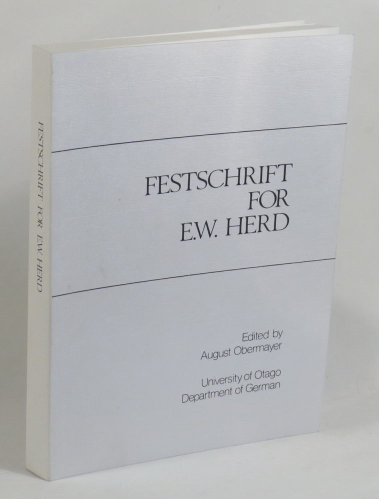 Image for Festschrift for E. W. Herd