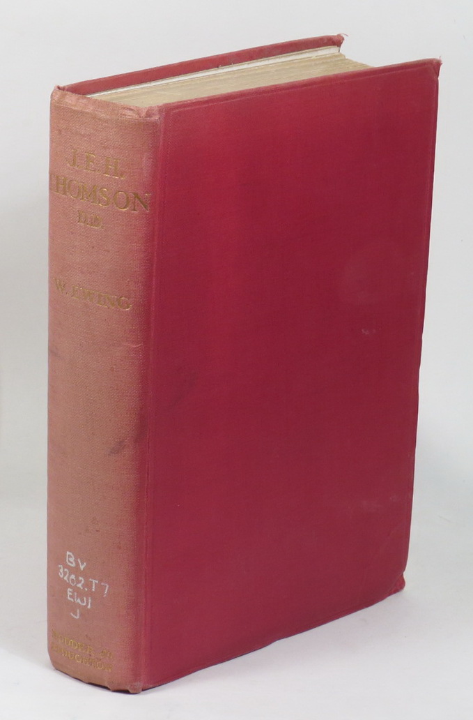 Image for J. E. H. Thomson, D.D. - Scholar and Missionary in the Holy Land