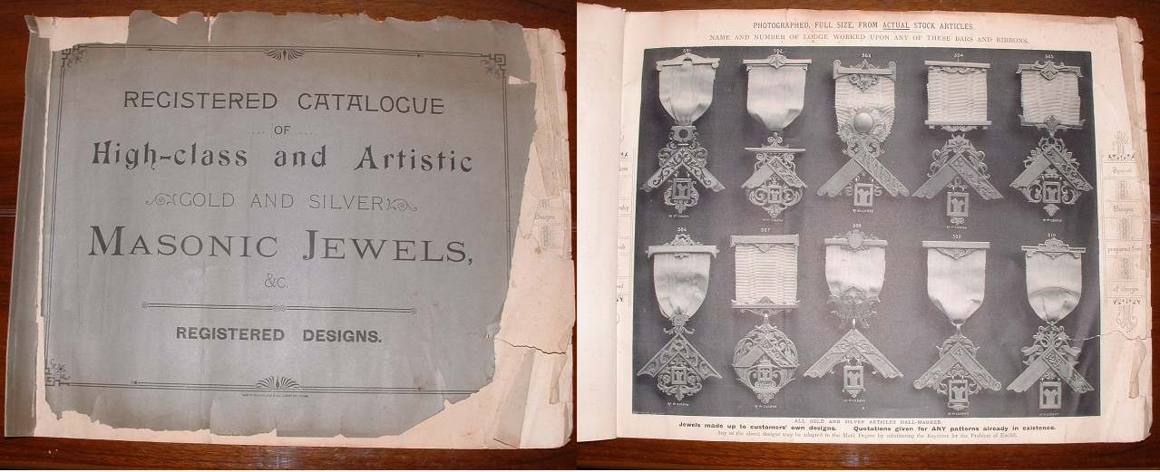 Image for Illustrated Catalogue of Gold and Silver Jewels for the Constitutions of England, Scotland, and Ireland