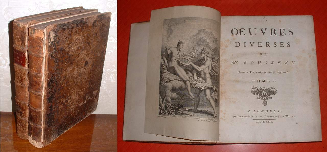 Image for Oeuvres Diverses de Mr. Rousseau. Nouvelle Edition reveue & augmentee.