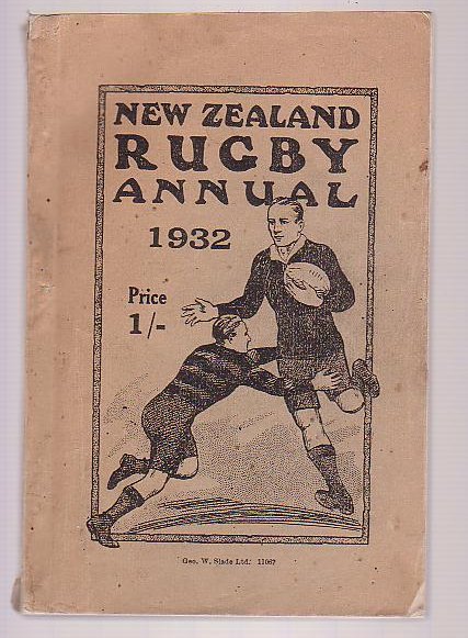 Image for New Zealand Rugby Annual 1932