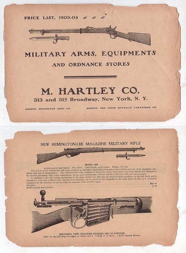 Image for Military Arms, Equipments and Ordnance Stores. Price List, 1903-04 Agents: Remington Arms Co. Agents: The Union Metallic Cartridge Co.