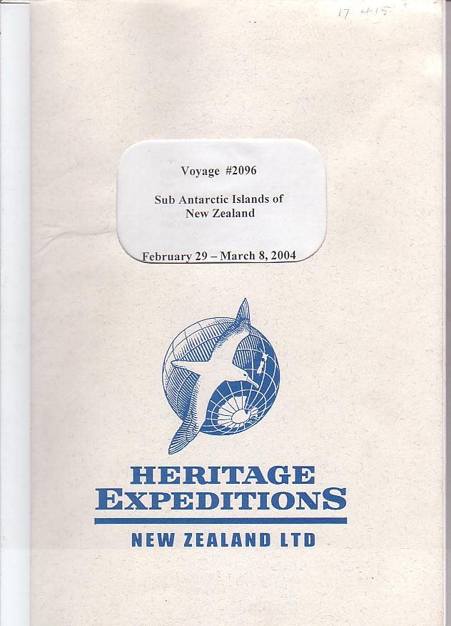 Image for Voyage #2096 Sub Antarctic Islands of New Zealand February 29 - March 8 2004