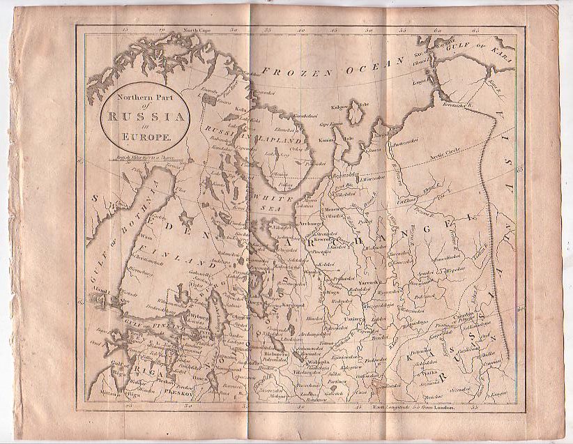 Image for 2 Maps - Northern Part of Russia in Europe; Southern Part of Russia in Europe
