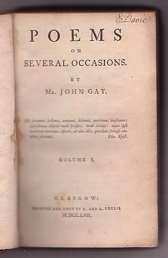 Image for Poems on Several Occasions. Volume One.