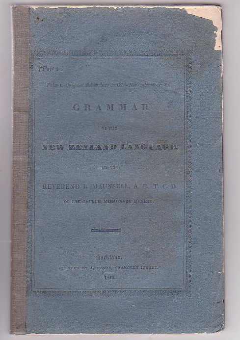 Image for Grammar of the New Zealand Language. Part 4.