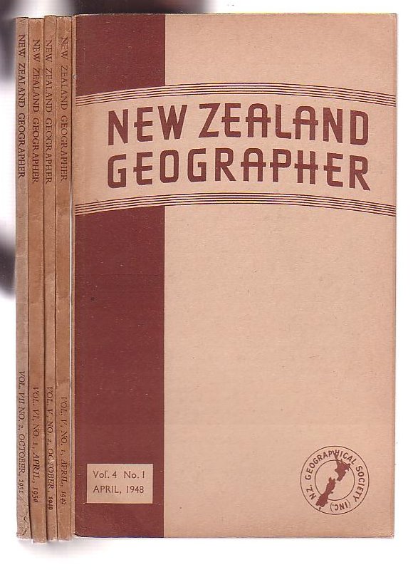 Image for New Zealand Geographer [five assorted issues]