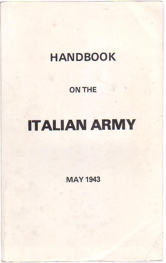 Image for Handbook on the Italian Army