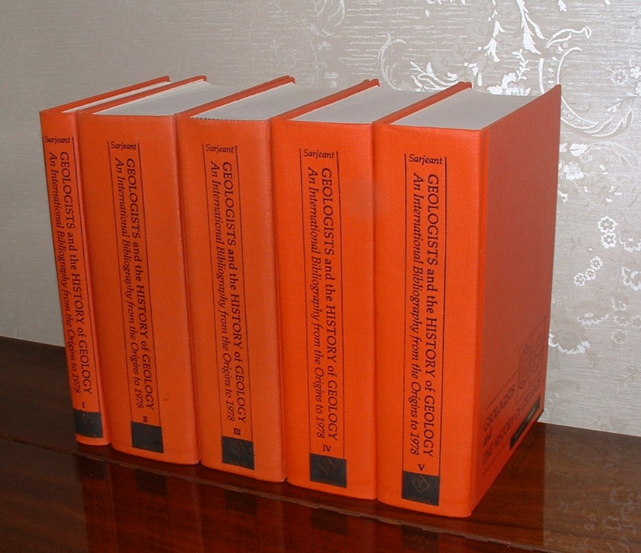 Image for Geologists and the History of Geology: An International Bibliography from the Origins to 1978 [5 volume set]