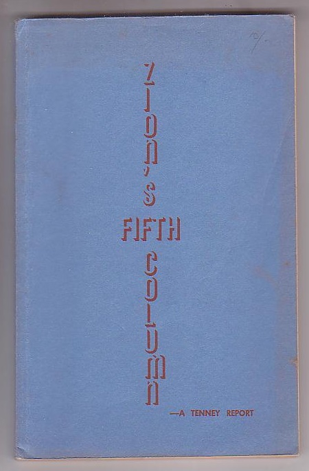 Image for Zion's Fifth Column: A Tenney Report on World Zionism