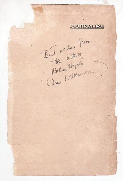 Image for Journalese