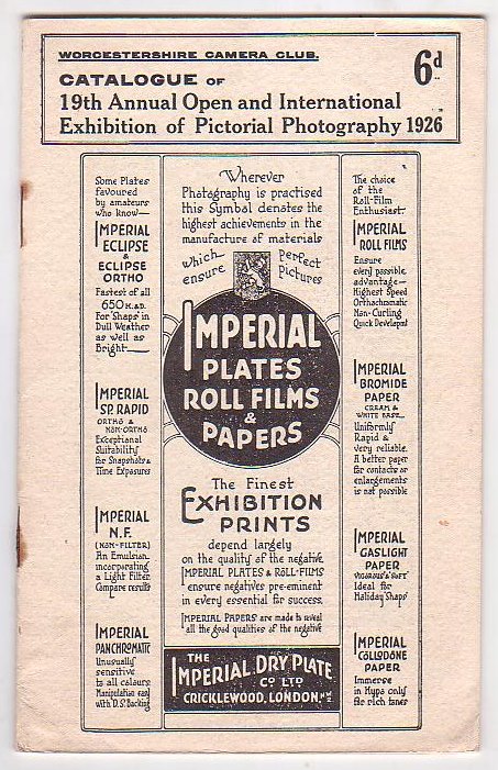 Image for Nineteenth Annual Exhibition 1926 / Catalogue of 19th Annual Open and International Exhibition of Pictorial Photography 1926