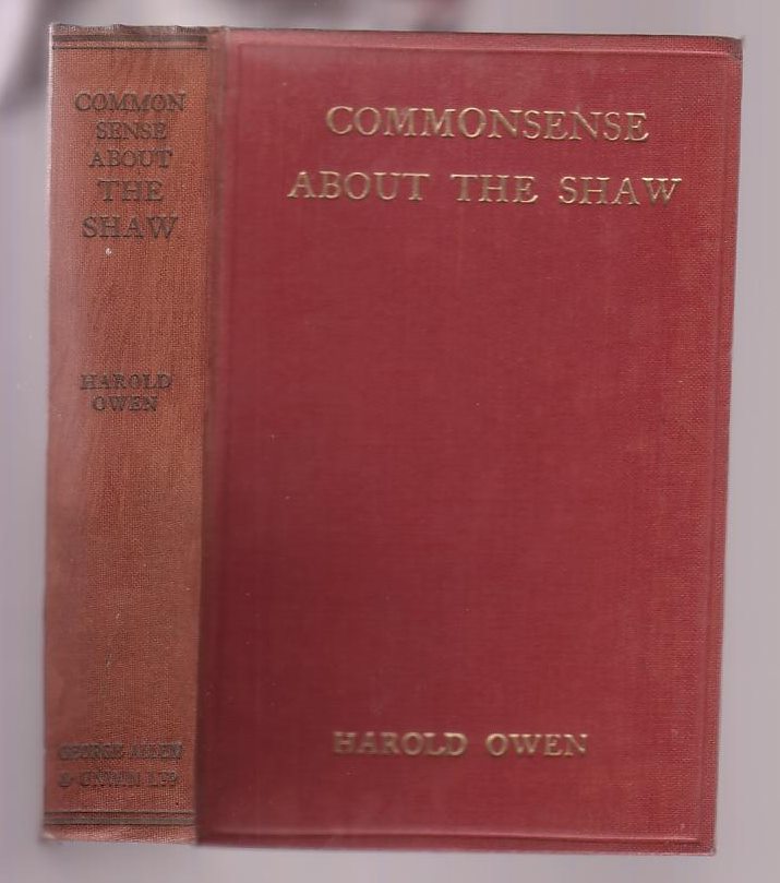 Image for Common Sense about the Shaw: Being a Candid Criticism of "Common Sense about the War," by Bernard Shaw