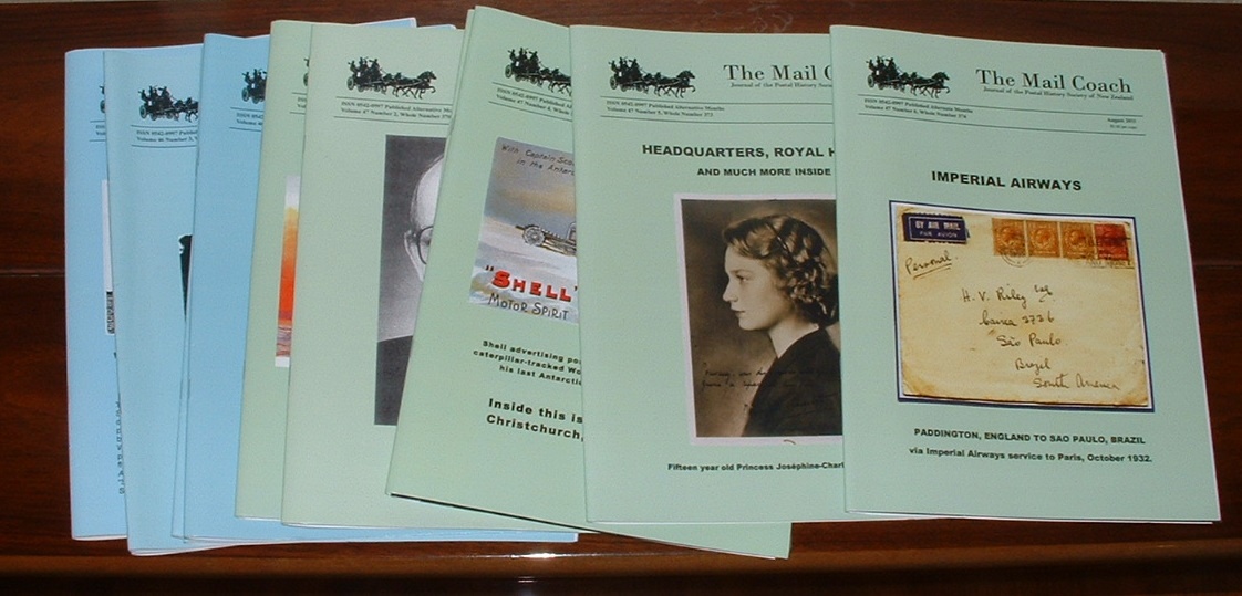 The MailCoach Journal of the Postal History Society of New Zealand