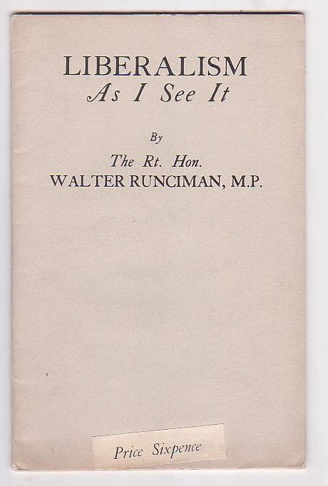 Image for Liberalism As I See It