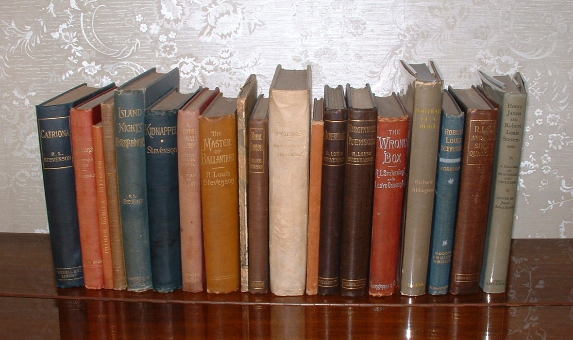 Image for [Group of 15 early editions of works by Robert Louis Stevenson, together with 4 works about Robert Louis Stevenson (19 books in total)]