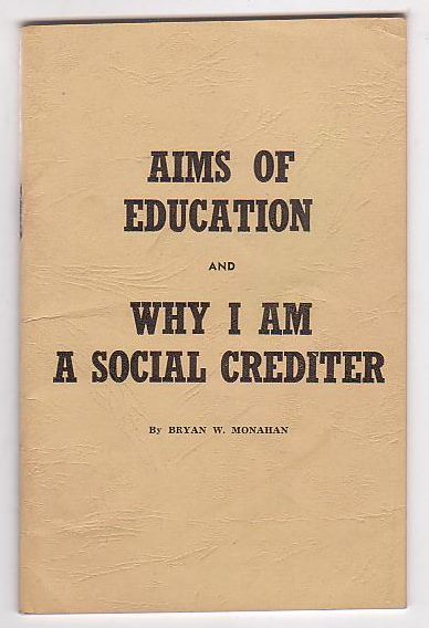Image for Aims of Education and Why I am a Social Crediter