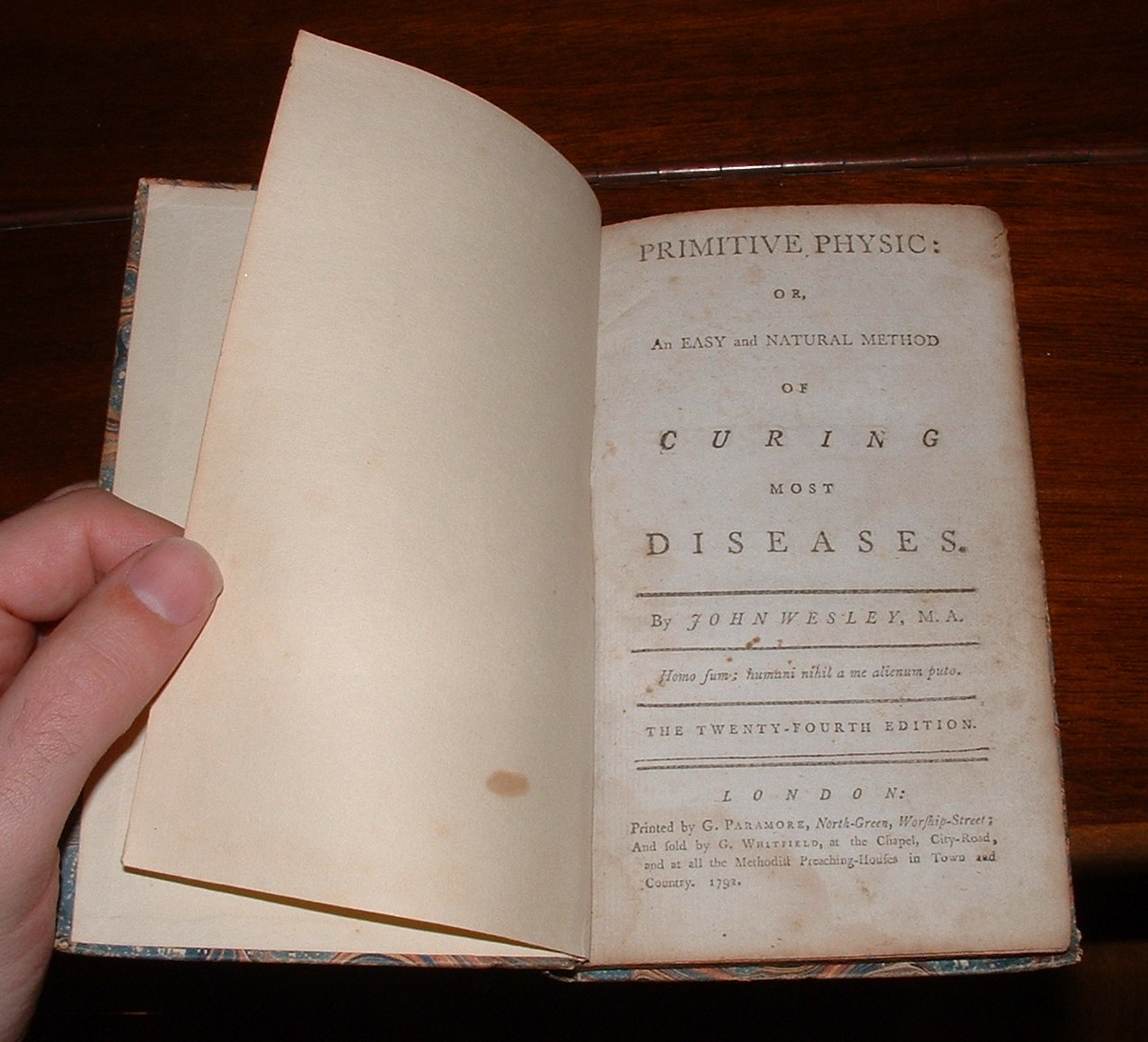 Image for Primitive Physic: Or, An Easy and Natural Method of Curing Most Diseases