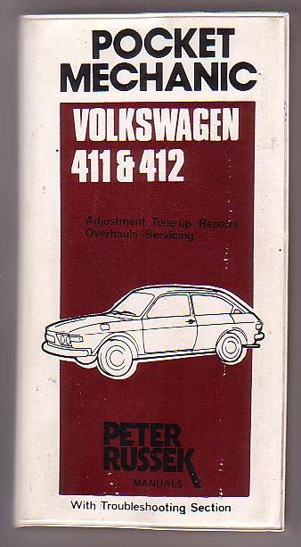 Image for Repair Guide Volkswagen 411 and 412