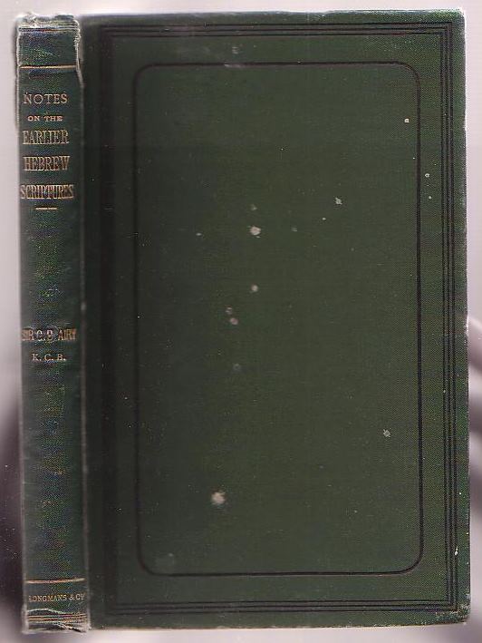 Image for Notes on the Earlier Hebrew Scriptures