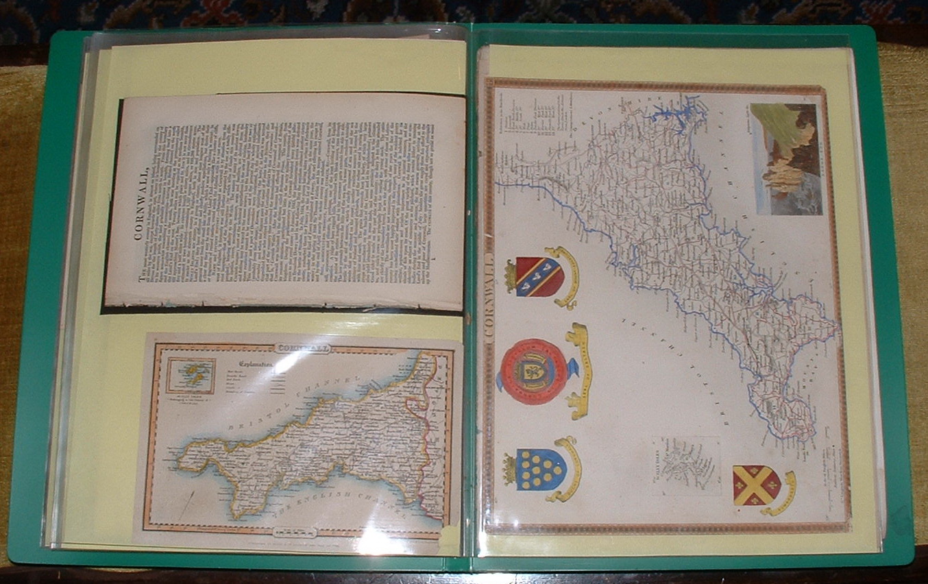 Image for [Collection of 57 engravings of Cornwall, including many of St. Michael's Mount + 2 maps of Cornwall]