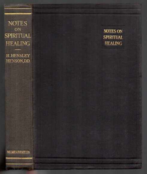 Image for Notes on Spiritual Healing