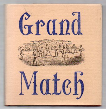 Image for Grand Match between the All-England Eleven and the Twenty-Two of Canterbury - Played at Hagley Park, Christchurch 8th, 9th, & 10th February 1864