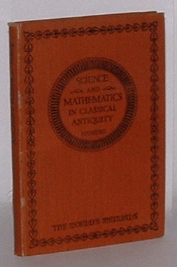Image for Mathematics and Physical Science in Classical Antiquity