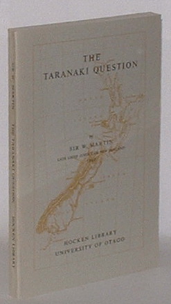 Image for The Taranaki Question