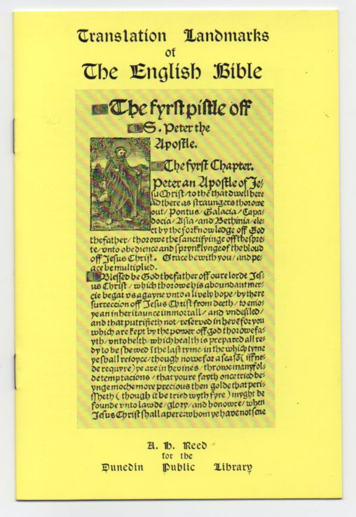 Image for Translation Landmarks of The English Bible - Wyclif Tyndale Authorised Version