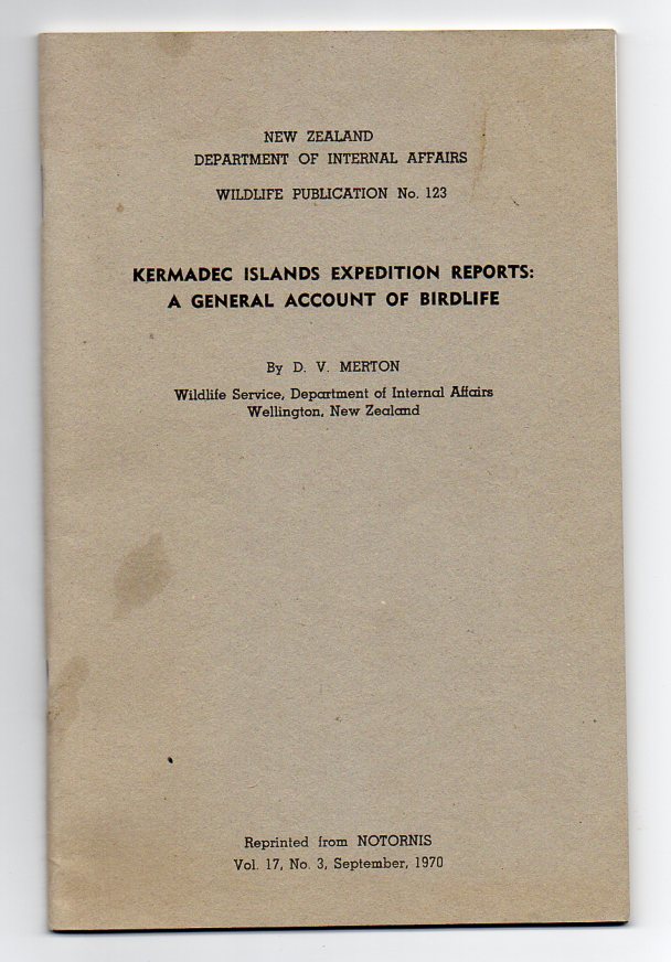 Image for Kermadec Islands Expedition Reports: A General Account of Birdlife