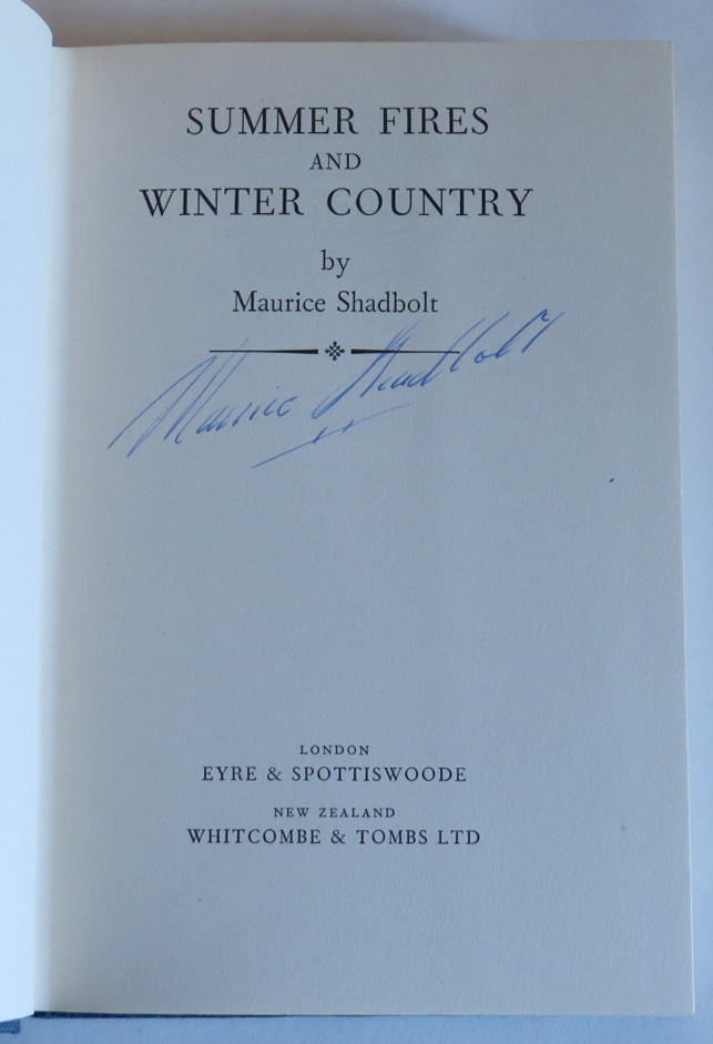 Image for Summer Fires and Winter Country