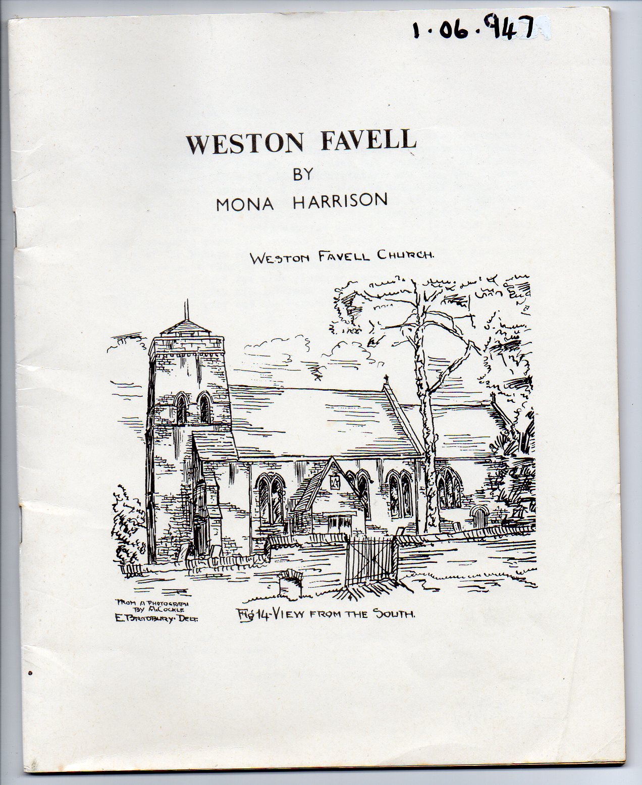 Image for The History of the Parish of Weston Favell