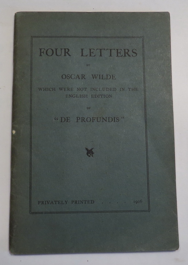 Image for Four Letters by Oscar Wilde which were not included in the English edition of "De Profundis"