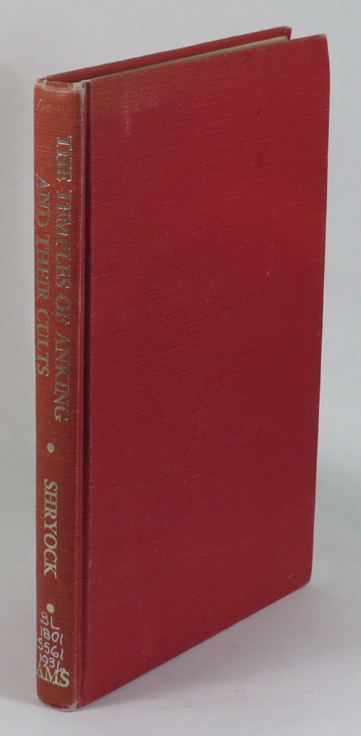 Image for The Temples of Anking and their Cults - A Study of Modern Chinese Religion