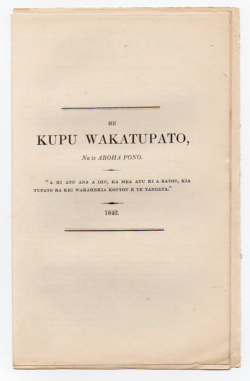 Image for He Kupu Wakatupato: Na te Aroha Pono