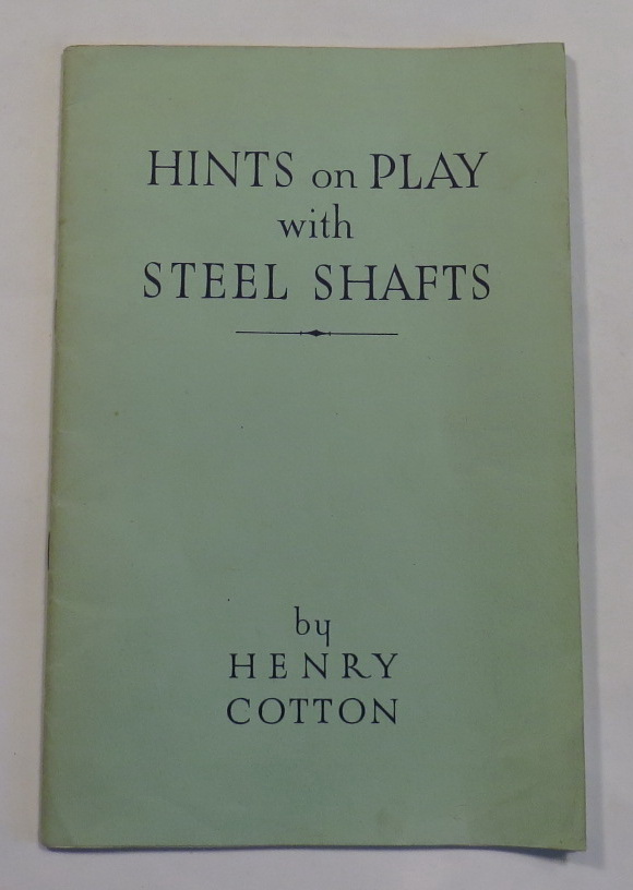 Image for Hints on Play with Steel Shafts