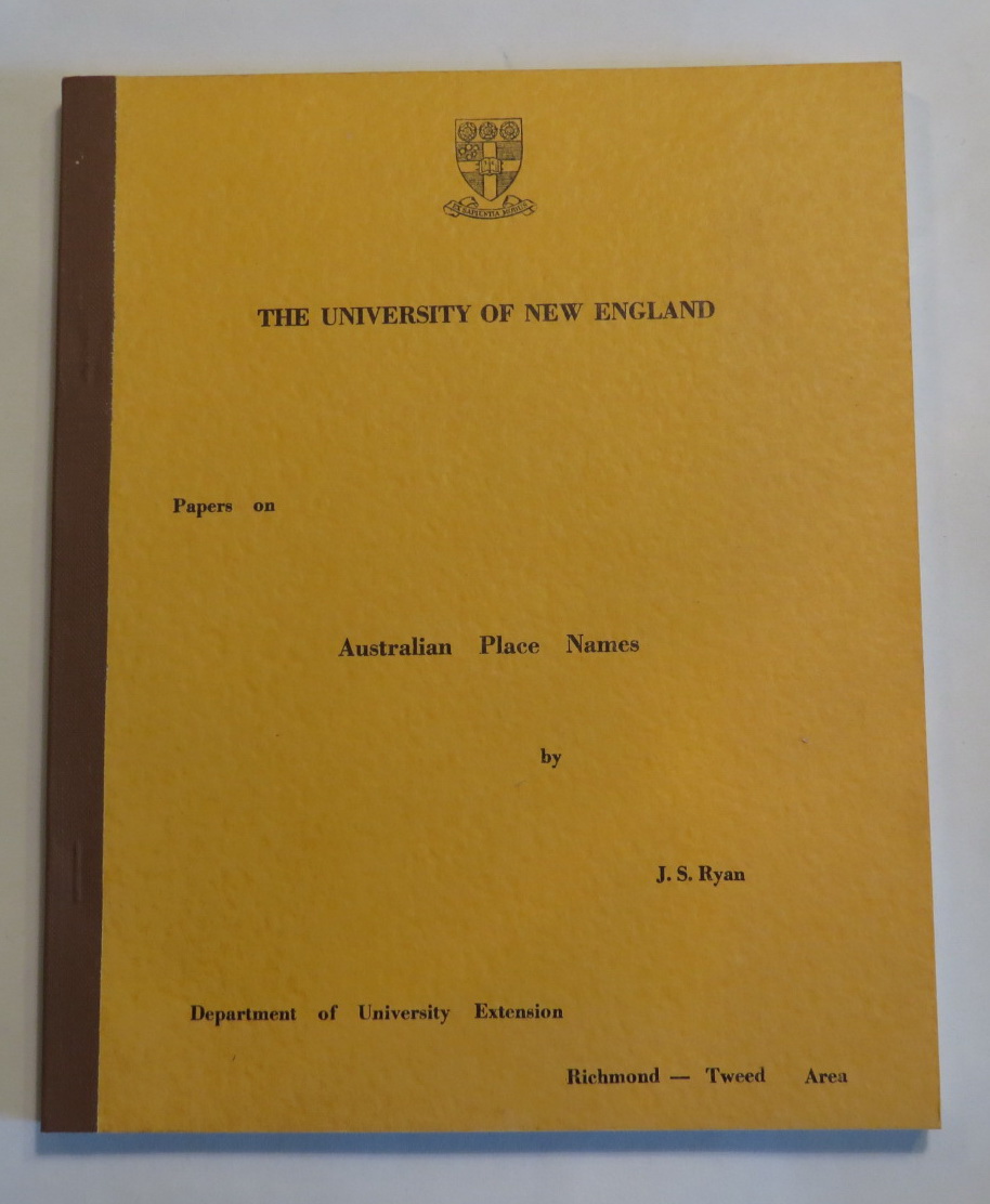 Image for Papers on Australian Place Names