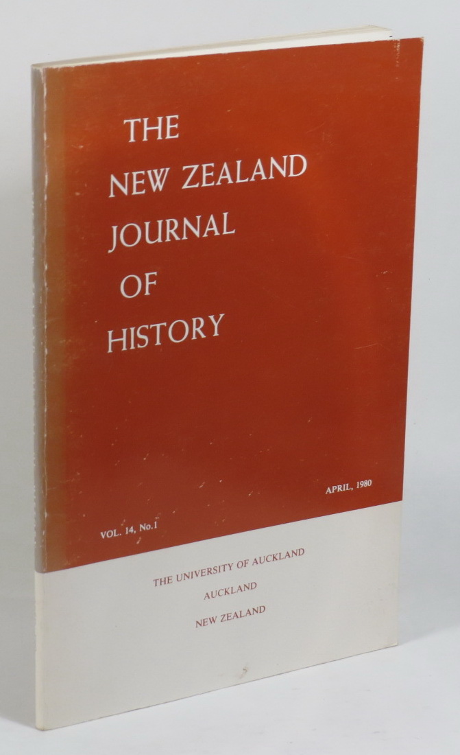 Image for The New Zealand Journal of History. Vol. 14, No. 1 - April, 1980