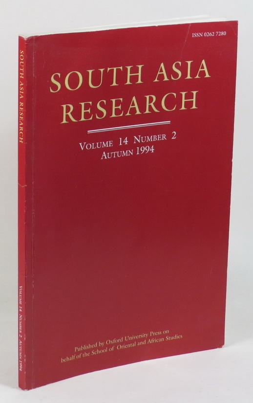 Image for South Asia Research - Vol. 14 No. 2 Autumn 1994