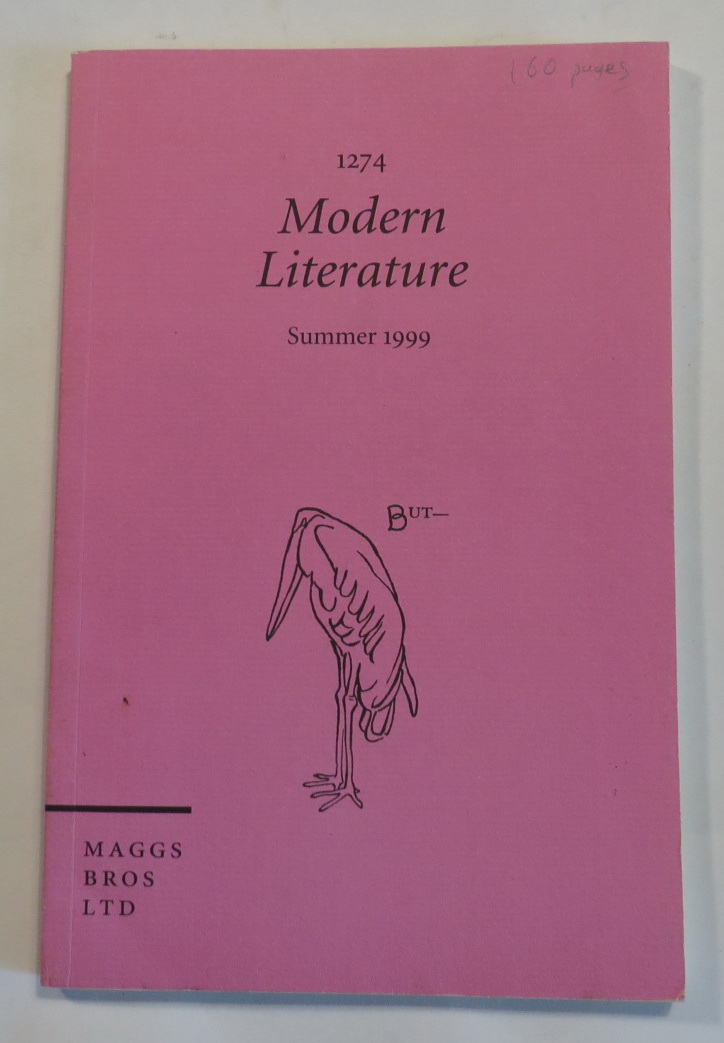 Image for Maggs - Catalogue 1274 - Summer 1999 - Modern Literature