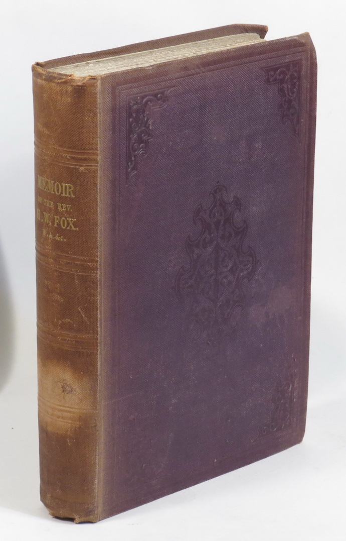 Image for A Memoir of the Rev. Henry Watson Fox, B.A.