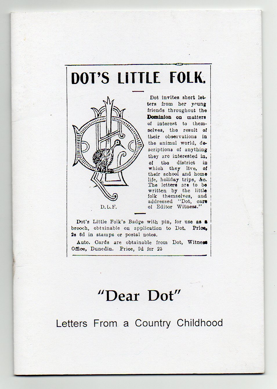 Image for "Dear Dot" - Letters from a Country Childhood