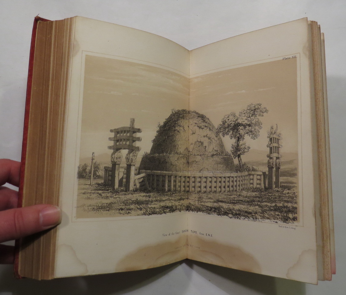 Image for The Bhilsa Topes; Or, Buddhist Monuments of Central India: Comprising A Brief HIstorical Sketch of the Rise, Progress, and Decline of Buddhism; with an account of the Opening and Examination of the Various Groups of Topes Around Bhilsa