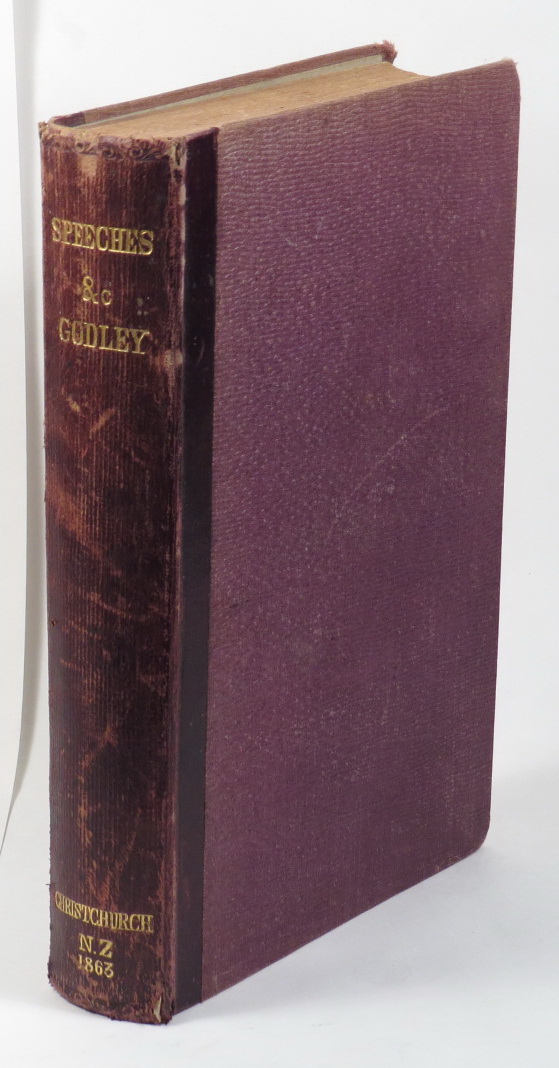 Image for A Selection From The Writings And Speeches Of John Robert Godley
