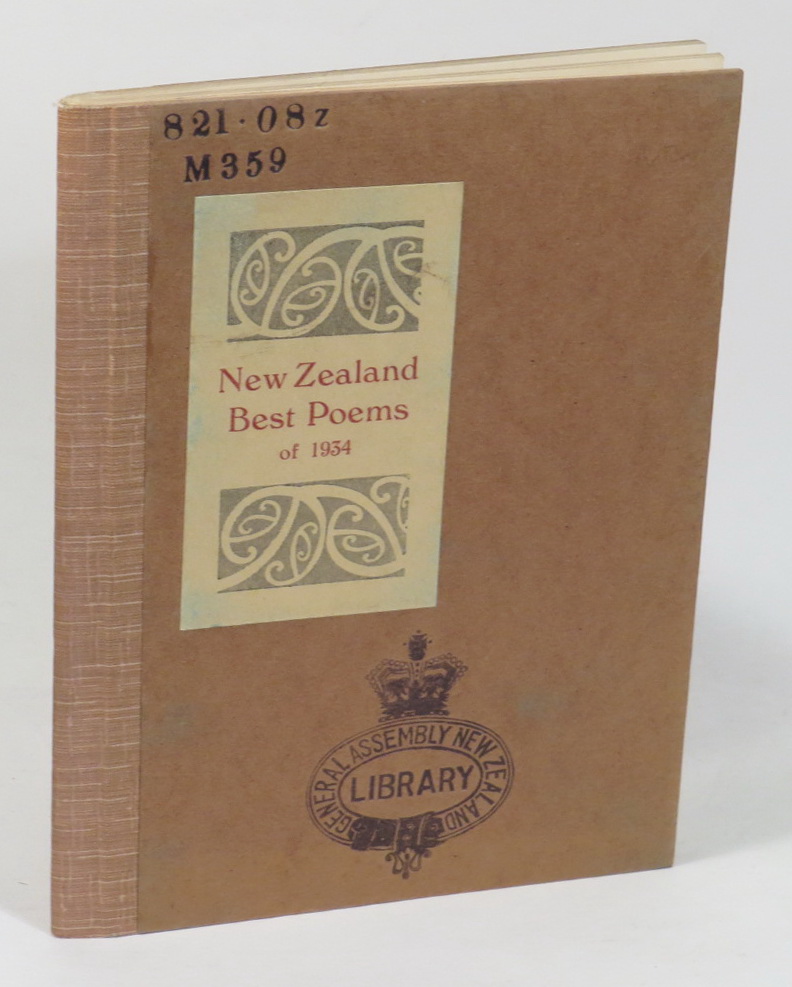Image for New Zealand Best Poems of 1934 - Chosen by C. A. Marris