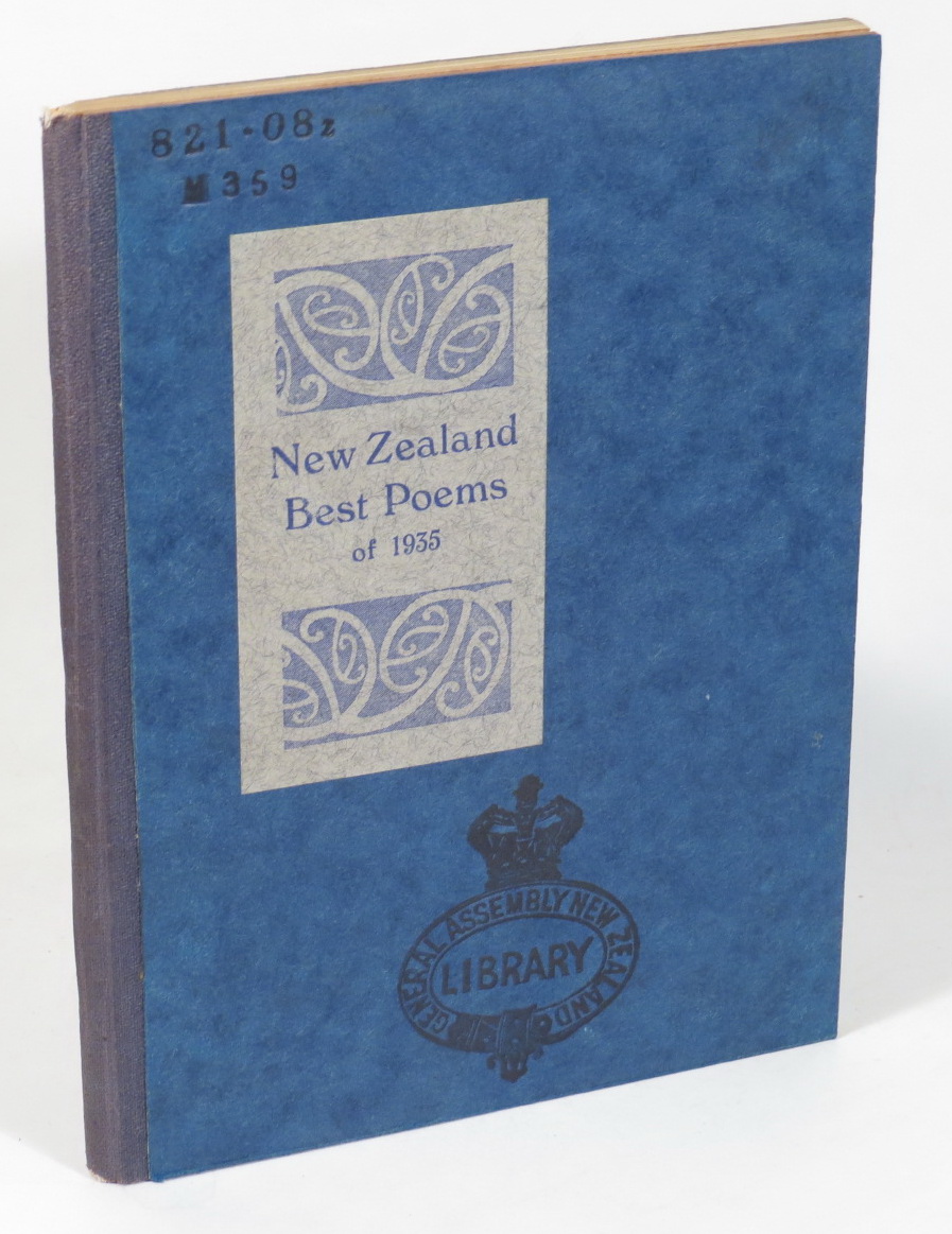 New Zealand Best Poems of 1935 - Chosen by C. A. Marris Image for New Zealand Best Poems of 1935 - Chosen by C. A. Marris