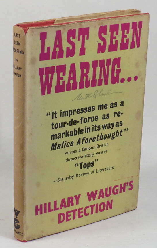 Image for Last Seen Wearing. . .