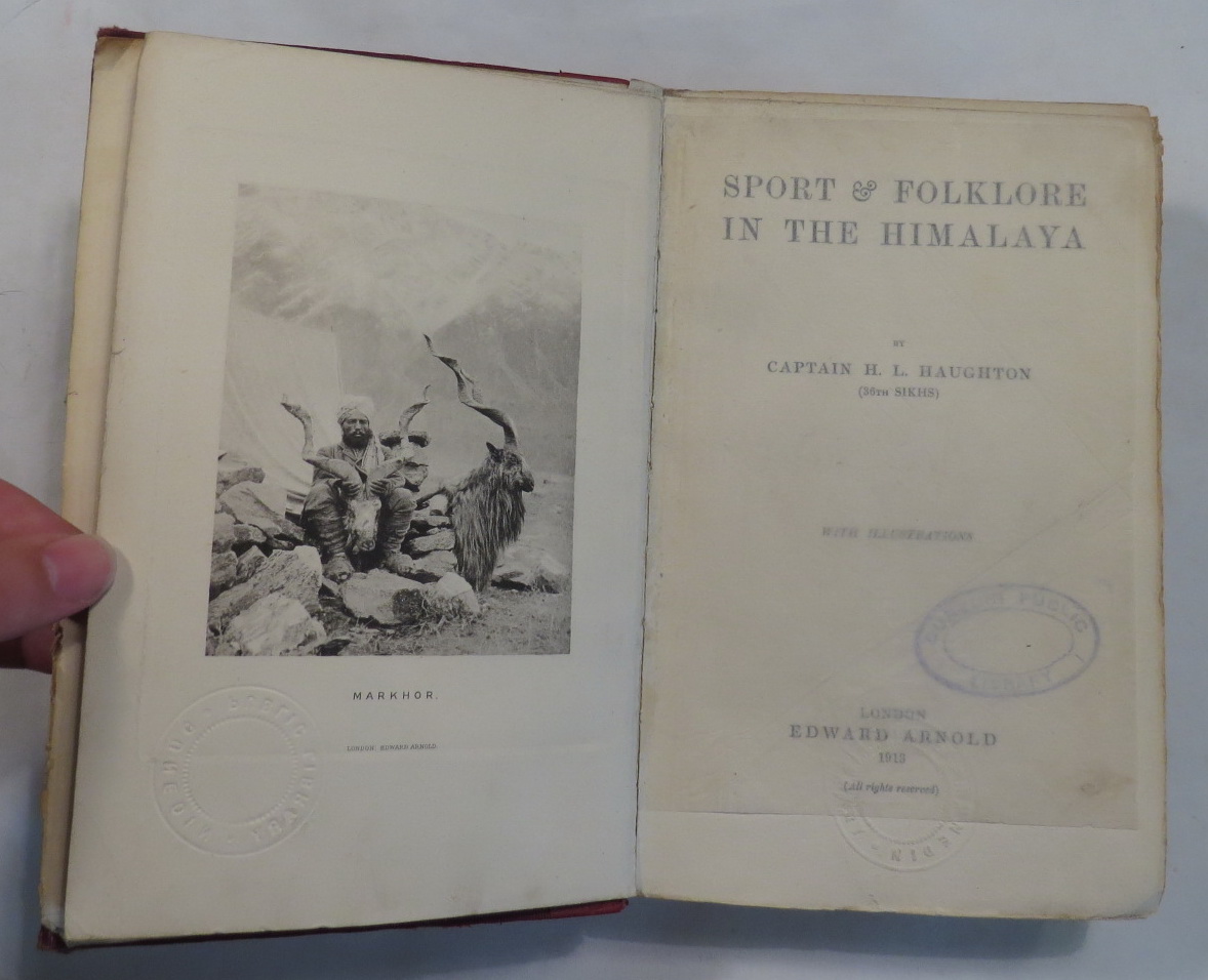 Image for Sport & Folklore in the Himalayas