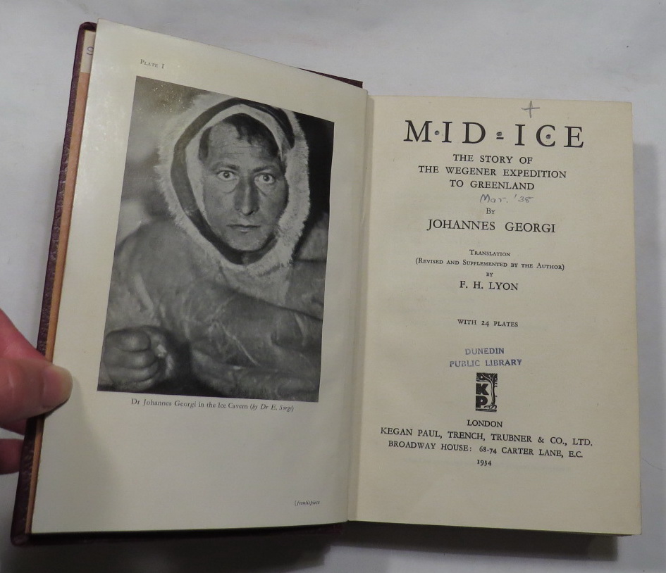 Image for Mid-Ice - The Story of the Wegener Expedition to Greenland